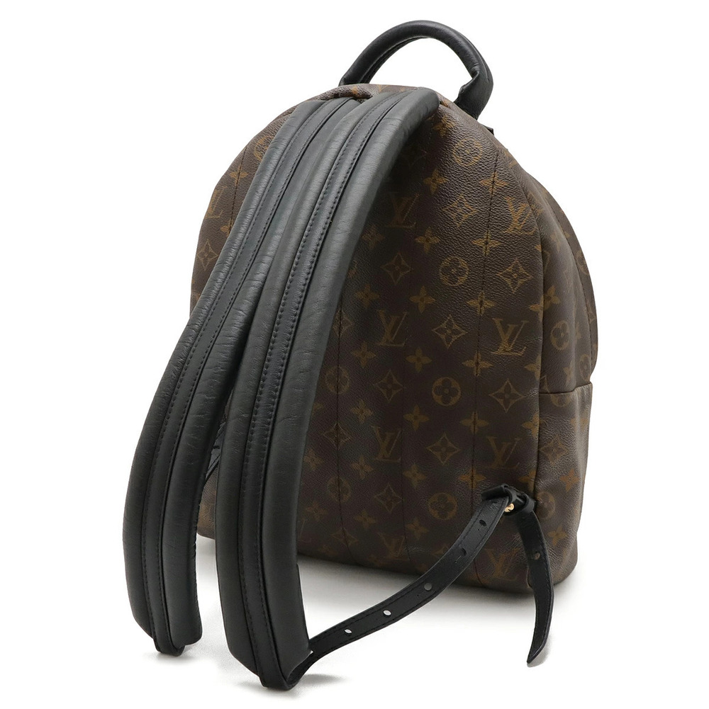 Louis Vuitton Springs Bag Leather Rucksack Monogram Palm Shoulder Backpack Brown